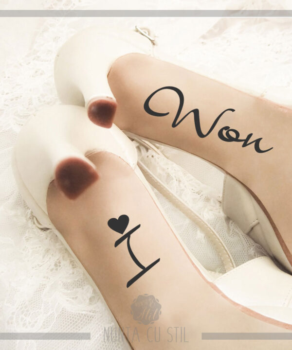 Stickere Pantofi - I Won