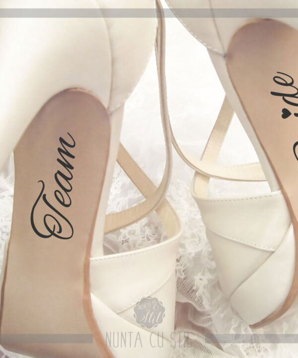Stickere Pantofi - Team Bride